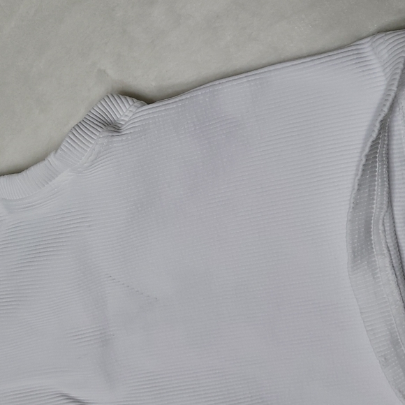 FP Movement by Free People Happiness Runs High-Neck Ribbed Cropped XS White - Picture 8 of 15